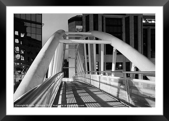 Edinburgh Standard Life Bridge Framed Mounted Print by Keith Thorburn EFIAP/b