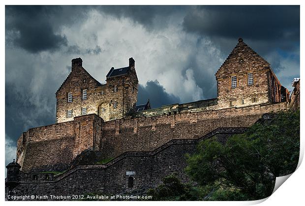 Edinburgh Castle Print by Keith Thorburn EFIAP/b