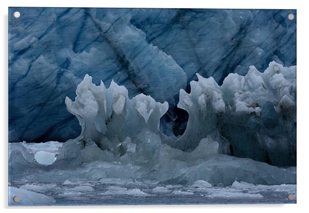 Glacier Ice Acrylic by Gail Johnson