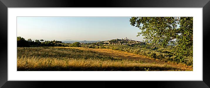 San Gimignano Framed Mounted Print by Philip Teale