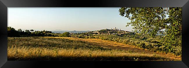 San Gimignano Framed Print by Philip Teale