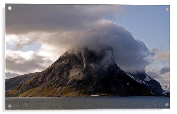 Views around Svalbard Acrylic by Gail Johnson