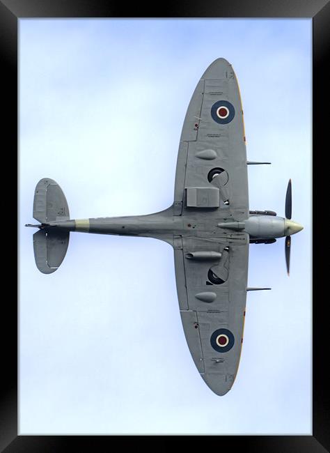 Supermarine Spitfire Undercarriage Framed Print by Mike Gorton
