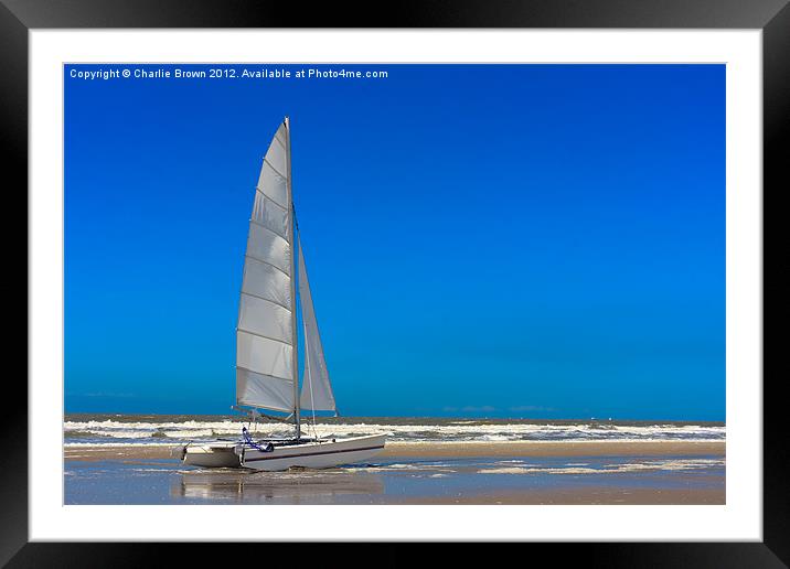 Parking Boat Framed Mounted Print by Ankor Light