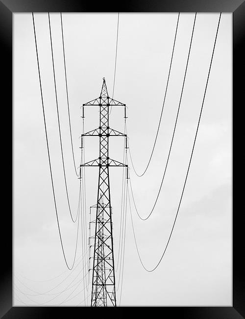electricity Framed Print by Jo Beerens