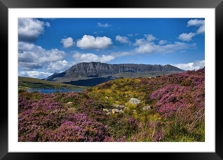 Ben More Coigach from Ardmair Framed Mounted Print by Jacqi Elmslie