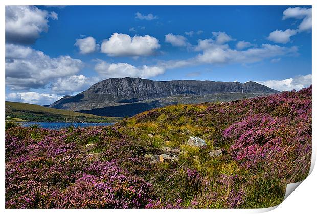Ben More Coigach from Ardmair Print by Jacqi Elmslie