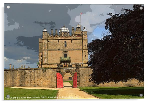 Bolsover Castle, Derbyshire Acrylic by Louise Heusinkveld