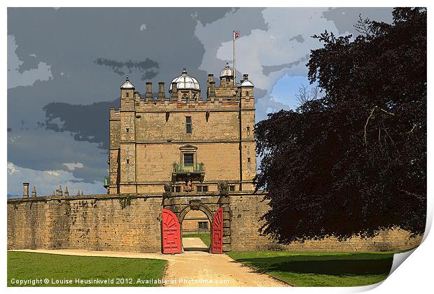 Bolsover Castle, Derbyshire Print by Louise Heusinkveld