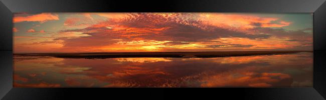 Beach Sunset Framed Print by Roger Green