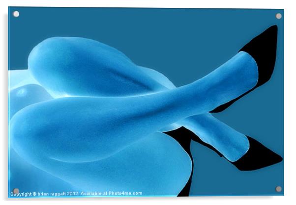 Electric Blue Acrylic by Brian  Raggatt