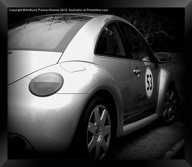 VW Beetle Framed Print by Anthony Palmer-Greene