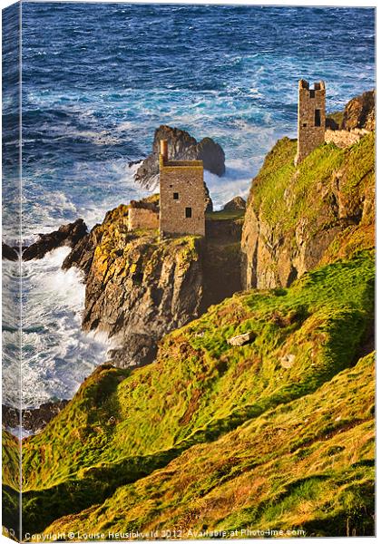 Botallack Canvas Print by Louise Heusinkveld
