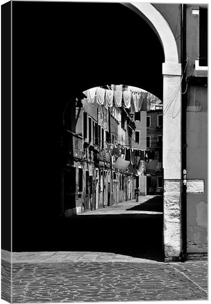 Venice Arch Canvas Print by Liam Dobson