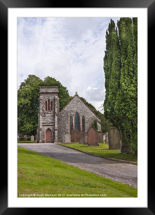 Building, Church, Corsock, Dumfriesshire, Scotland Framed Mounted Print by Hugh McKean