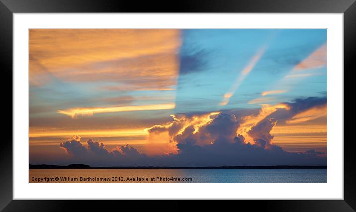 The Day the Sun Set Framed Mounted Print by Beach Bum Pics