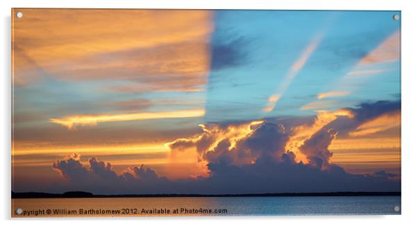 The Day the Sun Set Acrylic by Beach Bum Pics
