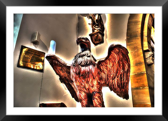 Wreay Eagle Framed Mounted Print by Gavin Wilson