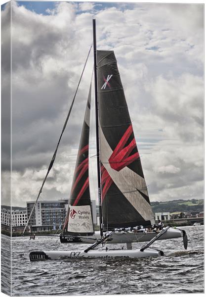 Extreme 40 Team Wales Canvas Print by Steve Purnell