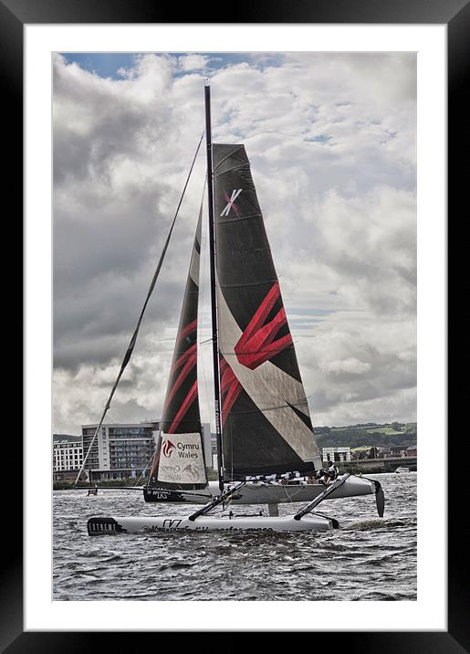 Extreme 40 Team Wales Framed Mounted Print by Steve Purnell