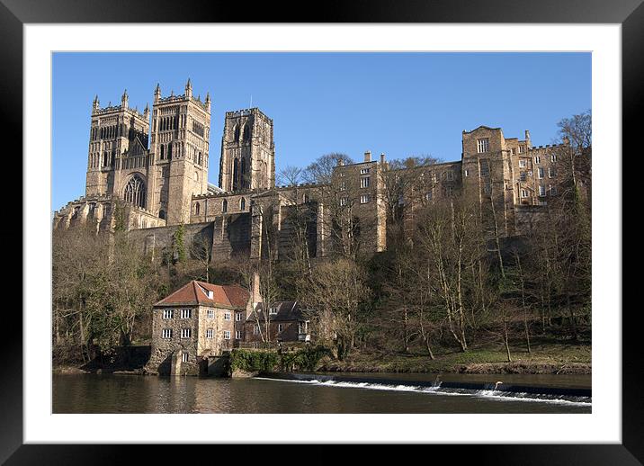 Durham Cathedral Framed Mounted Print by Oliver Porter