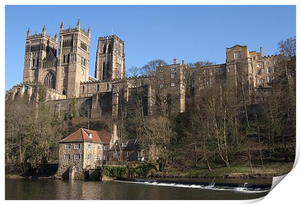 Durham Cathedral Print by Oliver Porter