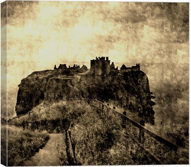 dunnottar castle Canvas Print by dale rys (LP)