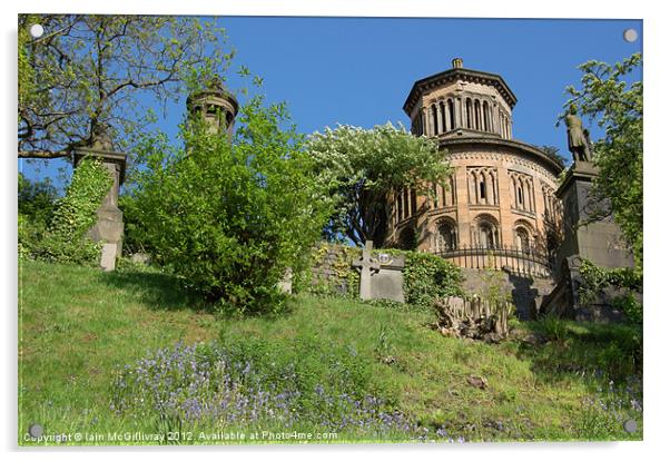 Glasgow Necropolis Acrylic by Iain McGillivray