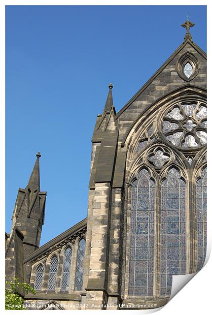 Glasgow Cathedral Print by Iain McGillivray