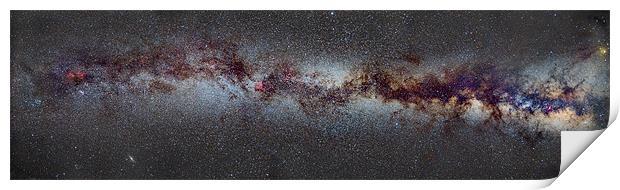 The Milky Way from Scorpio and Antares to Perseus Print by Guido Montañes