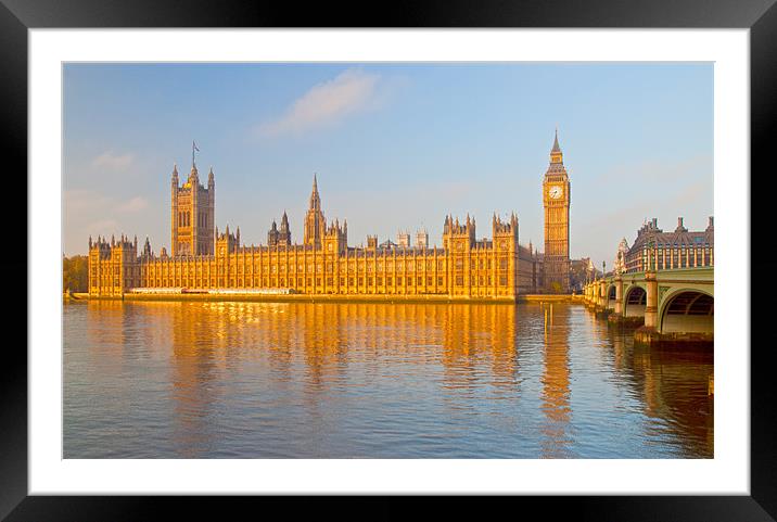 Big Ben London Framed Mounted Print by Clive Eariss