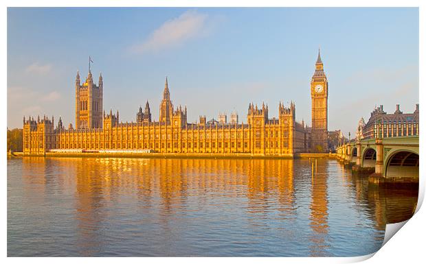 Big Ben London Print by Clive Eariss