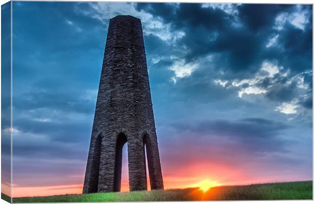 Daymark sunset Canvas Print by kevin wise