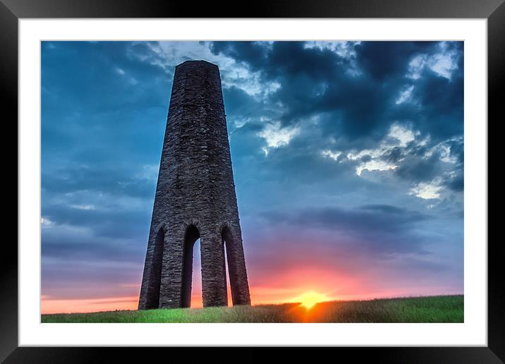 Daymark sunset Framed Mounted Print by kevin wise