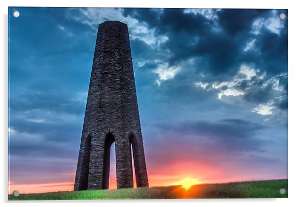 Daymark sunset Acrylic by kevin wise