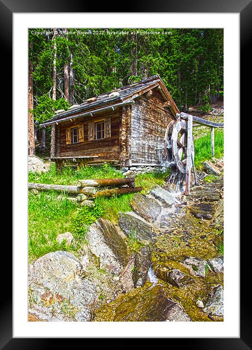 Mountain forest house Framed Mounted Print by Ankor Light
