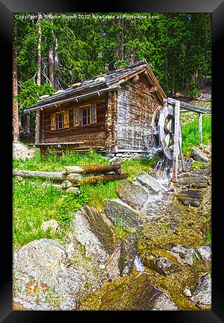 Mountain forest house Framed Print by Ankor Light