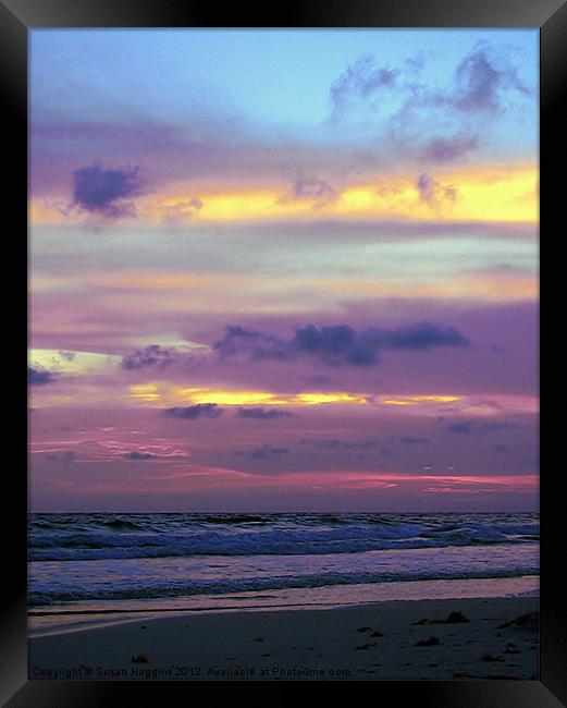 Incandescent Sunset Framed Print by Susan Medeiros