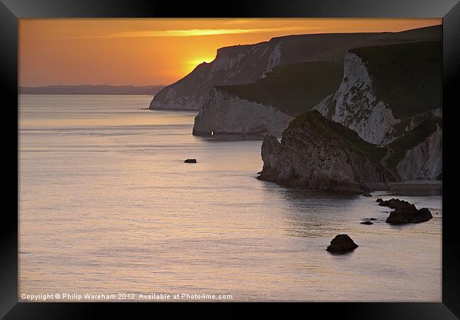 Durdle from Dungy Framed Print by Phil Wareham