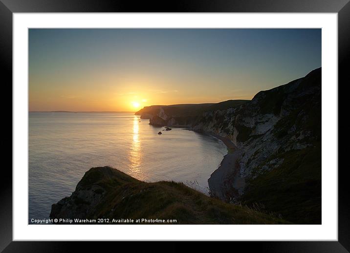 Dungy Head looking West Framed Mounted Print by Phil Wareham