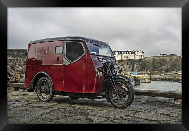 Old Delivery Van Framed Print by Sam Smith