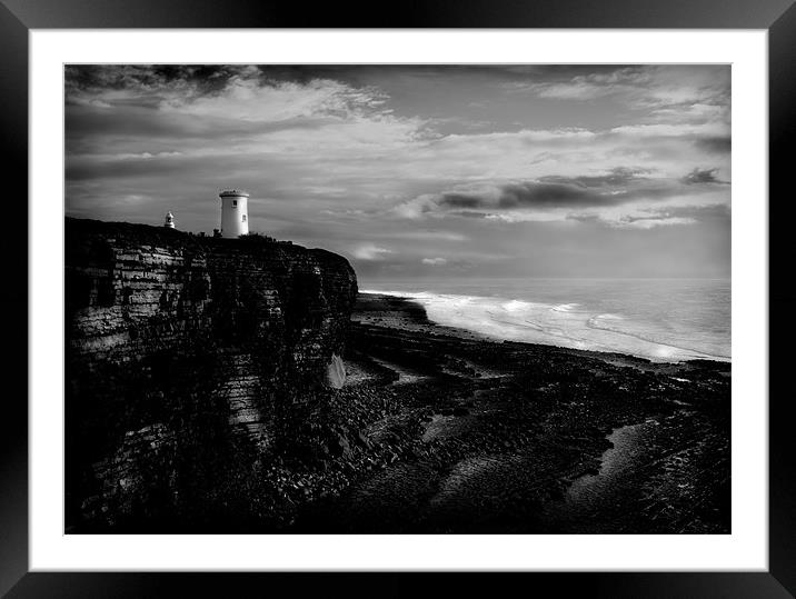 NASH POINT Framed Mounted Print by Anthony R Dudley (LRPS)