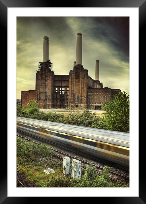 Battersea Power Station Framed Mounted Print by Martin Williams
