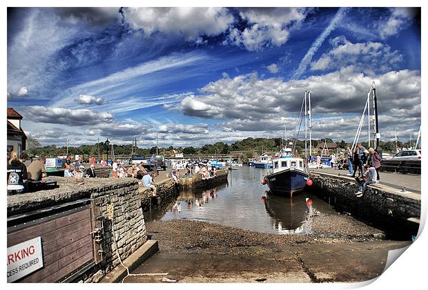 Harbour Print by David White