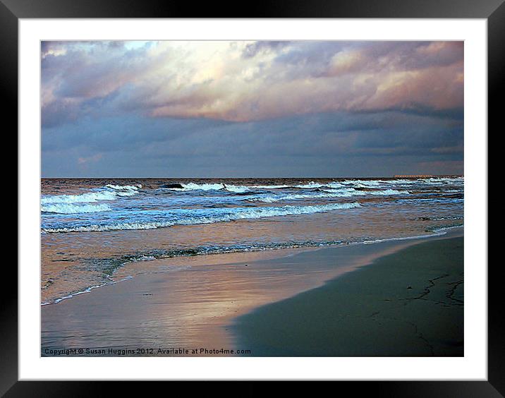 Sunrise Kissed Coastline Framed Mounted Print by Susan Medeiros