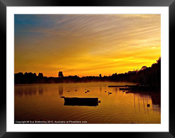 Sunrise Rickmansworth (3) Framed Mounted Print by Sue Bottomley