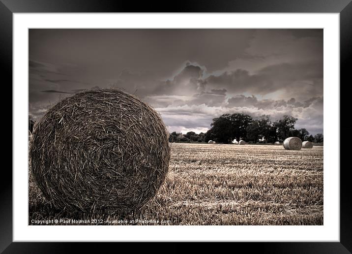 Harvest time in Norfolk Framed Mounted Print by Paul Holman Photography