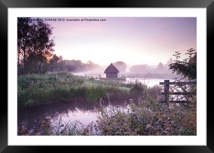 Early morning mist Framed Mounted Print by ERIK SCRASE