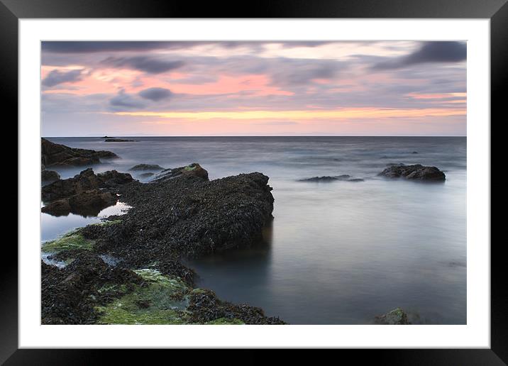 Pastel Sky Framed Mounted Print by Aaron Casey