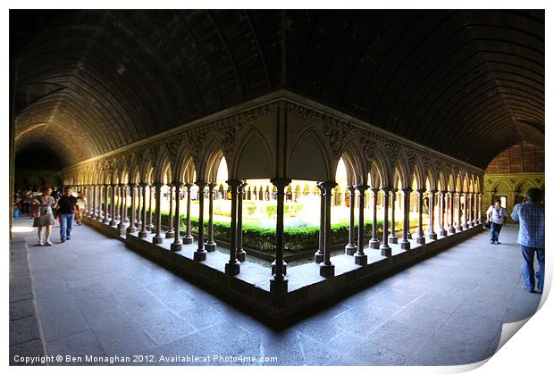 Cloister Print by Ben Monaghan